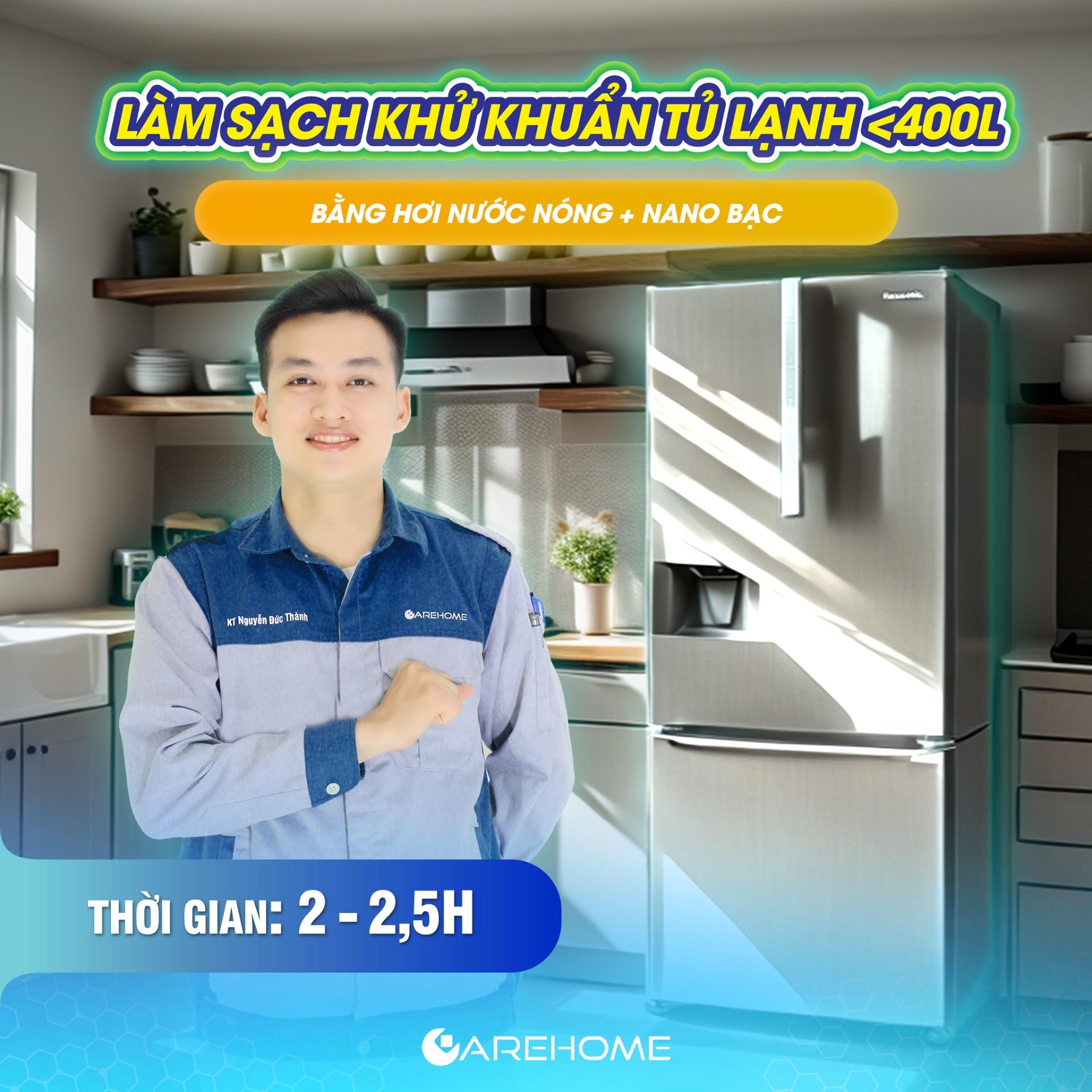 LSKK TỦ LẠNH <400L BẰNG HƠI NƯỚC NÓNG & NANO BẠC