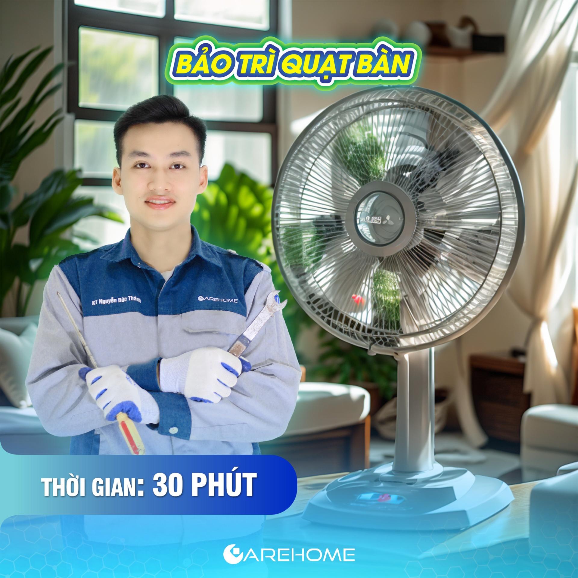 BẢO TRÌ QUẠT BÀN/ QUẠT CÂY