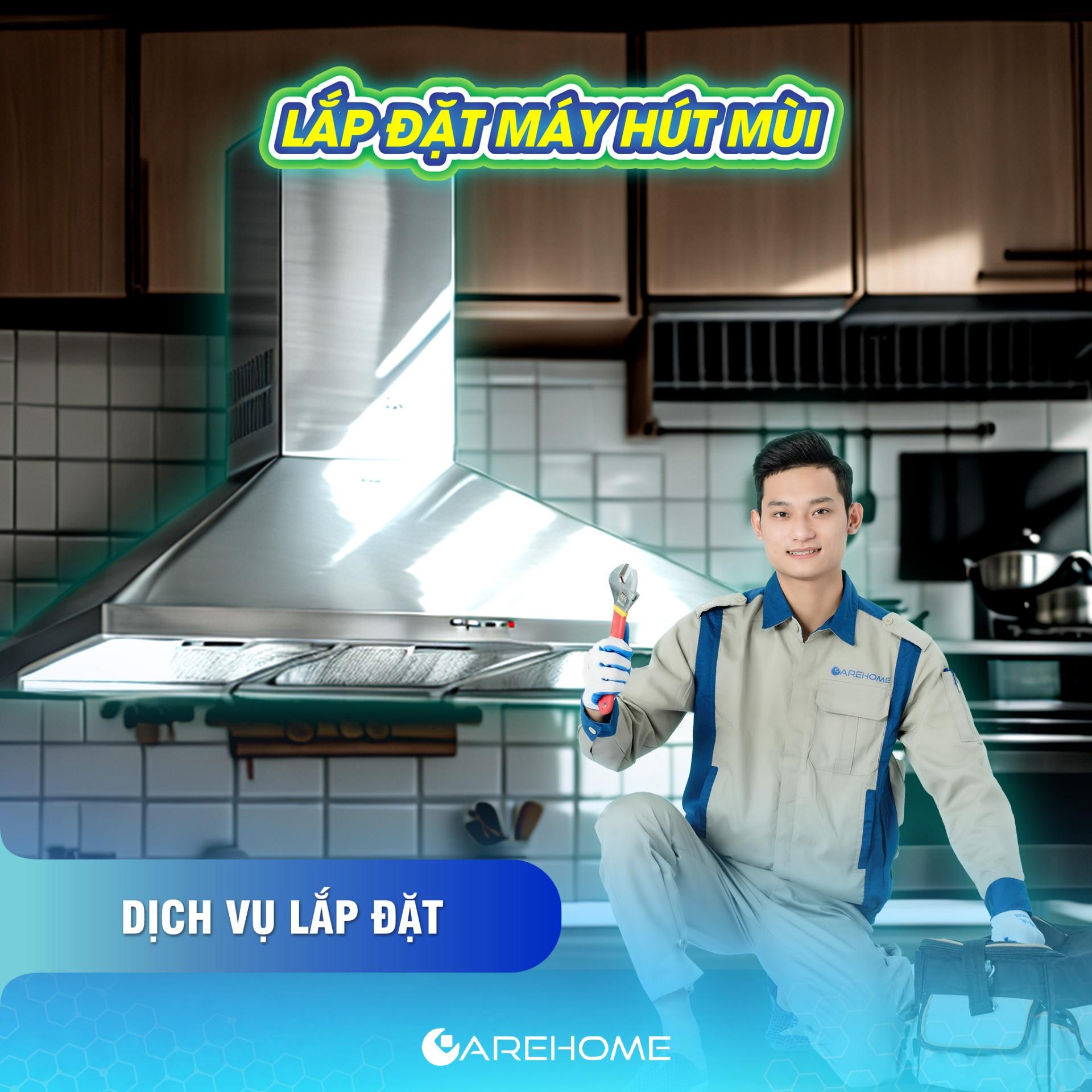 LẮP ĐẶT MÁY HÚT MÙI BẾP